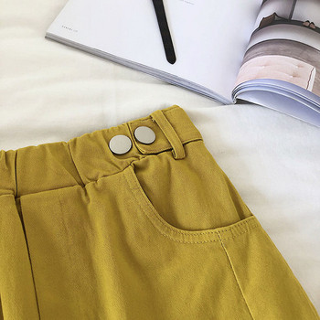 Fusta dama casual cu talie elastica in mai multe culori