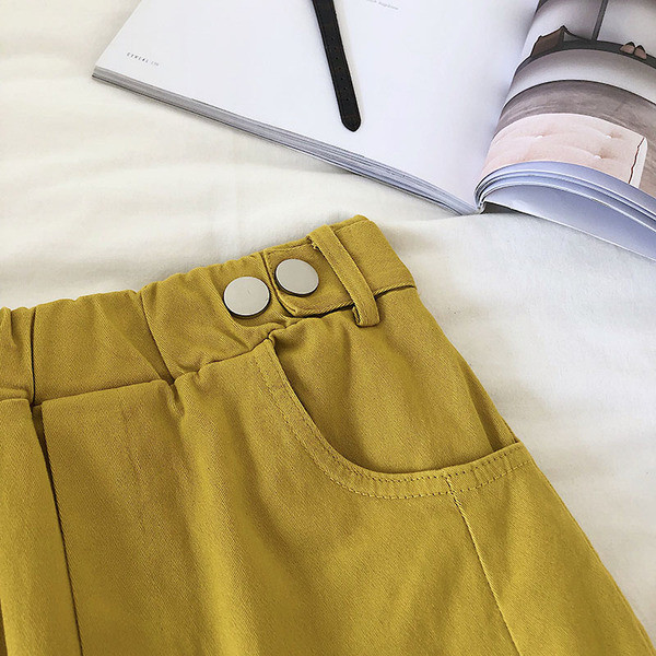 Fusta dama casual cu talie elastica in mai multe culori