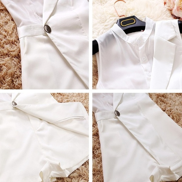 NOU Salopetă elegantă pentru femei în alb și negru