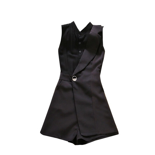 NOU Salopetă elegantă pentru femei în alb și negru