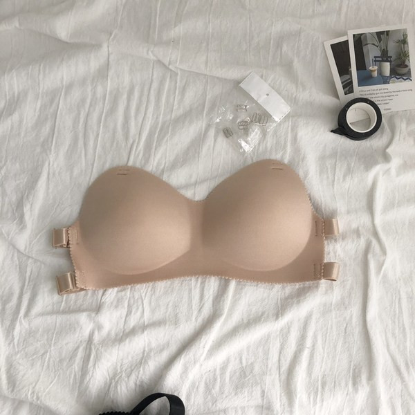 Sutien de damă elegant tip bridgette în negru și bej