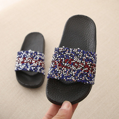 Papuci copii moderni pentru fete - in trei culori cu pietre