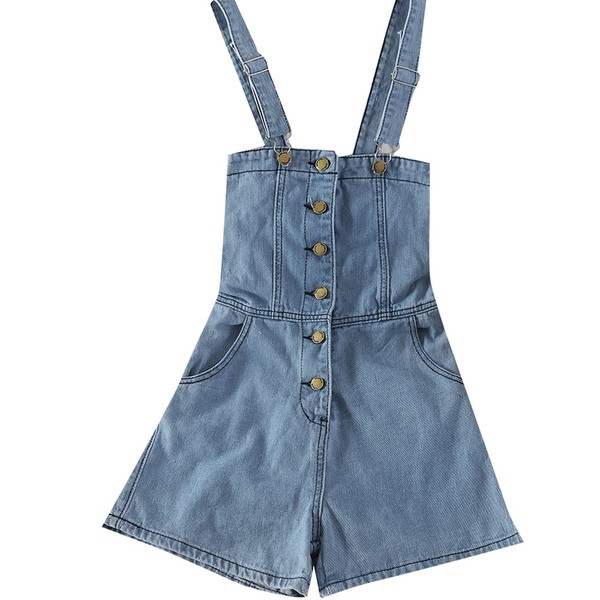 Salopeta de dama din denim in culori deschise si inchise