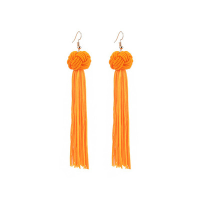 Cercei lungi de damă în cinci culori