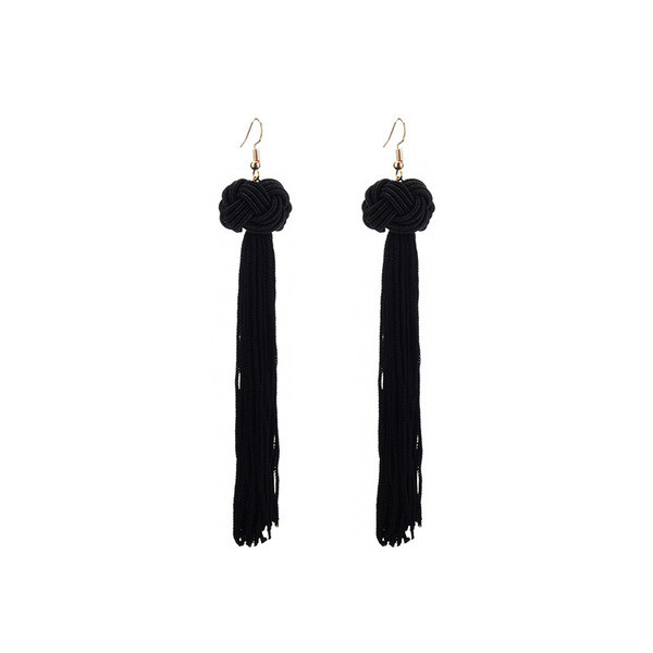 Cercei lungi de damă în cinci culori