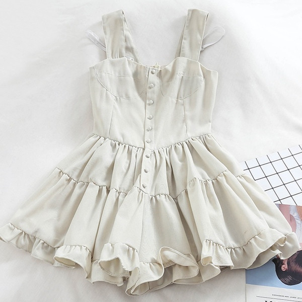 Salopetă de damă modernă cu bretele largi în patru culori