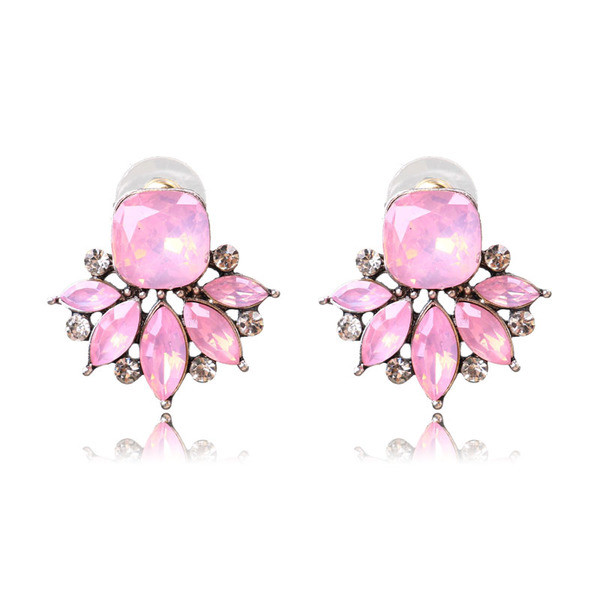 Cercei moderni de dama in patru culori