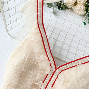 Model de rochie de dama modern croiat in culori vii