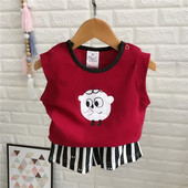 Set sport pentru copii pentru baieti in rosu