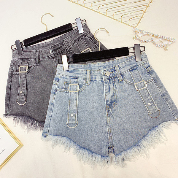 Pantaloni scurți de blugi în două culori