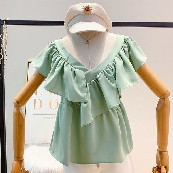 Maieu de damă cu decolteu în V în patru culori