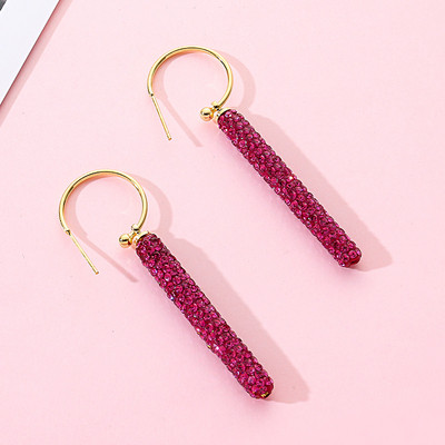 Cercei eleganti de dama in patru culori cu pietre