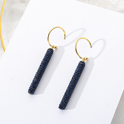 Cercei eleganti de dama in patru culori cu pietre