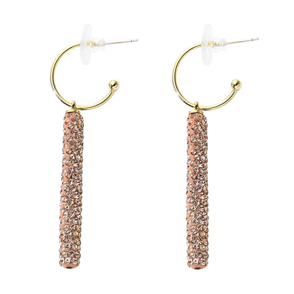 Cercei eleganti de dama in patru culori cu pietre