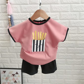 Rózsaszín színű mindennapi gyerekkészlet lányoknak