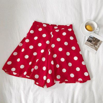 Modern női rövidnadrág pöttyökkel több színben