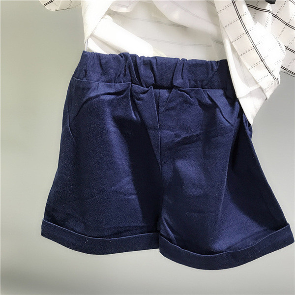 Set modern bluza pentru copii cu decolteu O si pantaloni pentru baieti