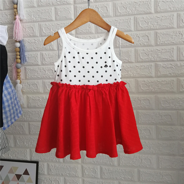 Rochie casual pentru copii cu bretele subtiri pentru fete