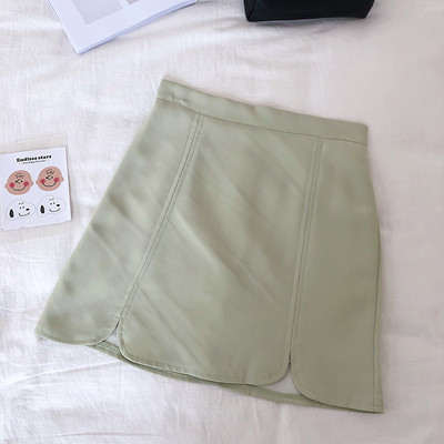 Modern női szoknya magas derékkal, négy színben