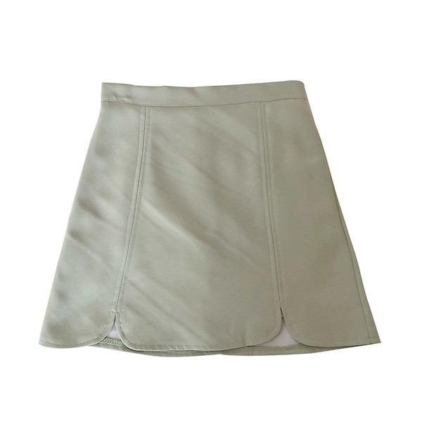 Modern női szoknya magas derékkal, négy színben