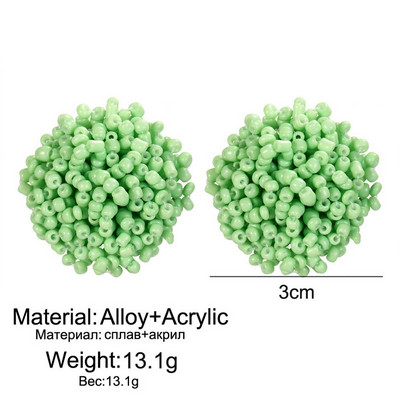 Modern női fülbevaló gyöngyökkel több színben