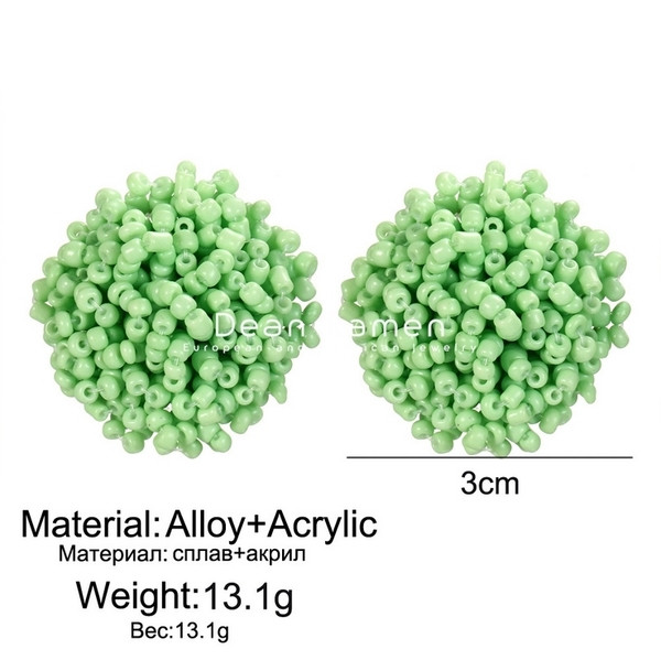 Modern női fülbevaló gyöngyökkel több színben