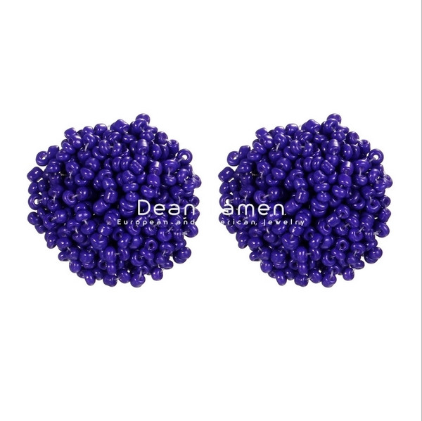 Modern női fülbevaló gyöngyökkel több színben