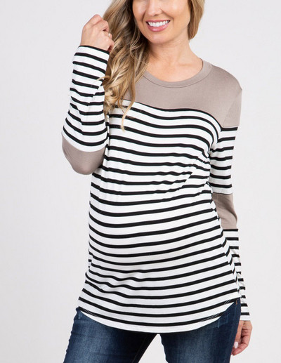 Bluză casual de damă cu mâneci lungi în două culori