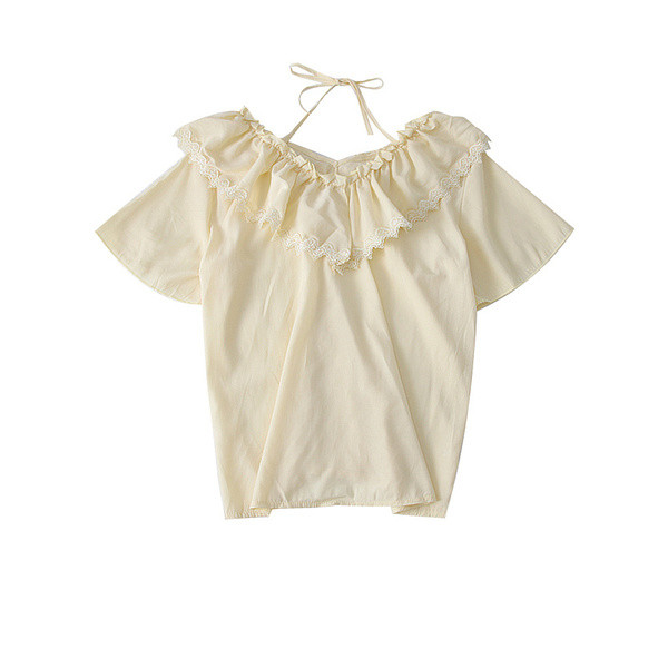 Bluză casual de damă cu mâneci scurte în patru culori