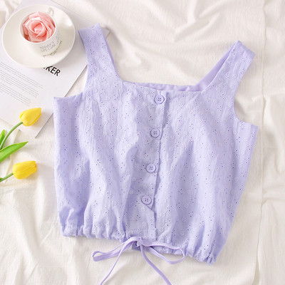 Maiou zilnic de damă cu bretele în patru culori