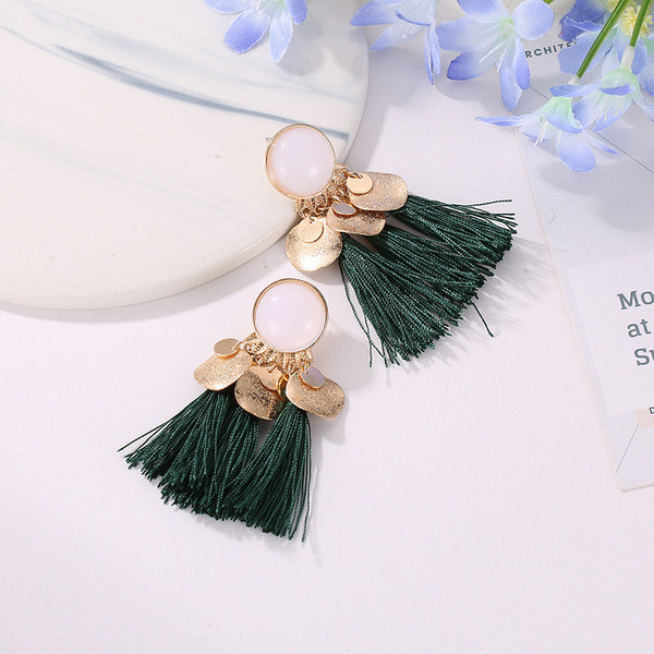 Cercei lungi de dama in mai multe culori