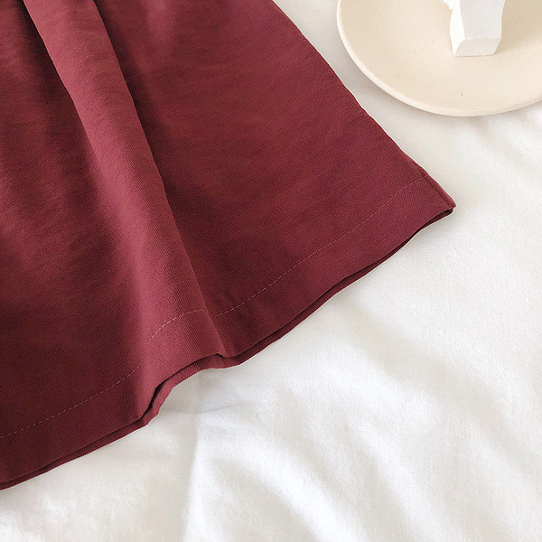 Pantaloni scurți casual dama cu talie elastica in patru culori