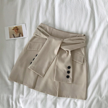 Fusta de dama model nou cu talie inalta in trei culori