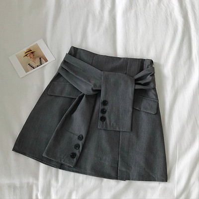 Fusta de dama model nou cu talie inalta in trei culori