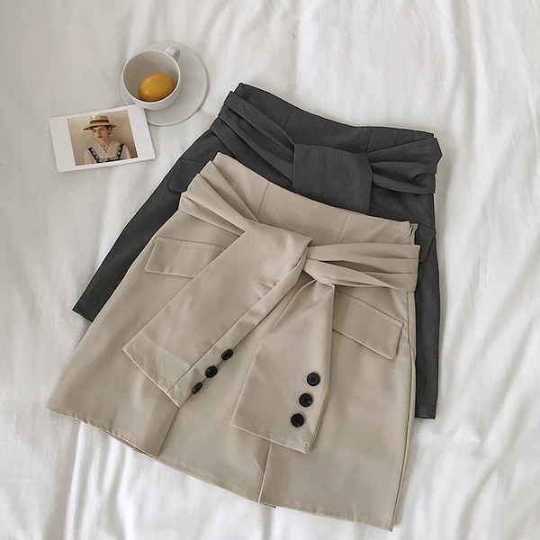 Fusta de dama model nou cu talie inalta in trei culori