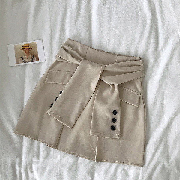 Fusta de dama model nou cu talie inalta in trei culori