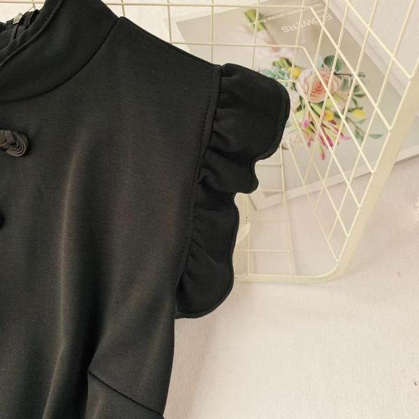 Rochie de dama cu fermoar de culoare neagra