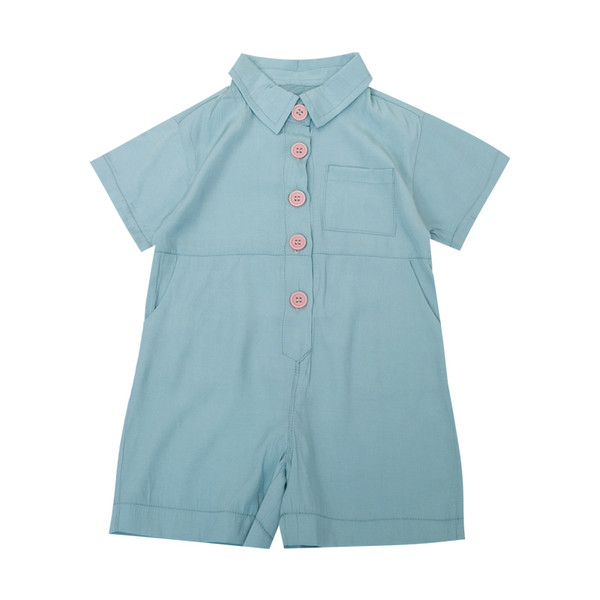 Salopeta moderna pentru copii cu nasturi pentru baieti