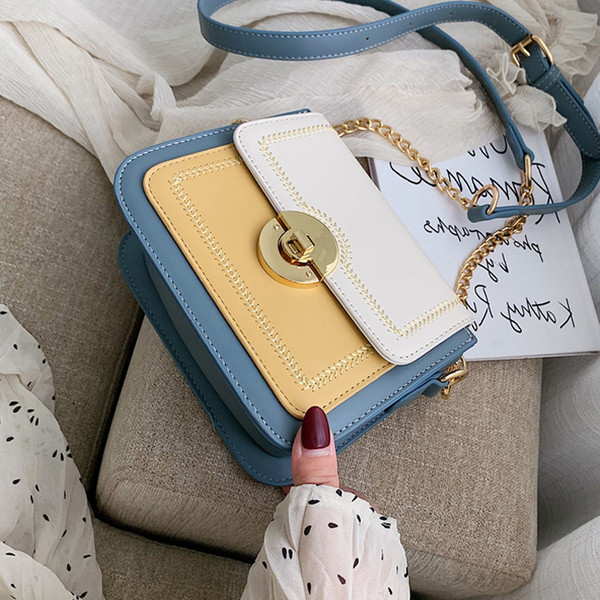 Geanta de dama din piele ecologica cu inchidere metalica