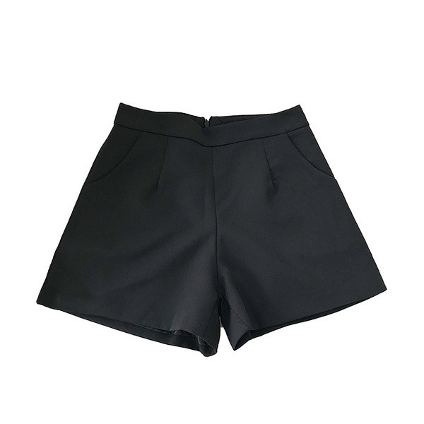 Stílusos női rövidnadrág zsebekkel, négy színben