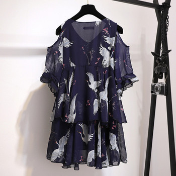 Rochie elegantă de damă, cu umeri goi și decolteu în V, în negru