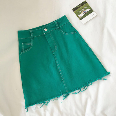 Fusta de dama moderna cu talie inalta in patru culori