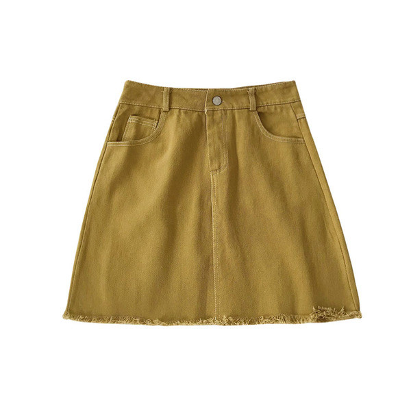 Fusta de dama moderna cu talie inalta in patru culori