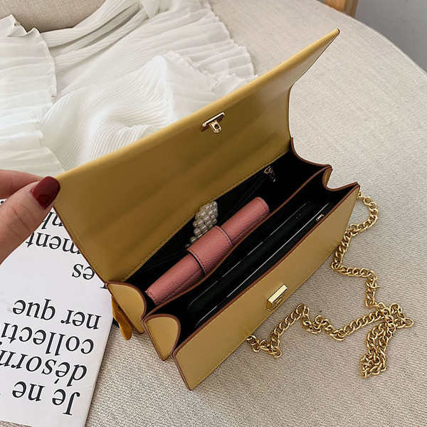 Geanta eleganta de dama cu esarfa in patru culori