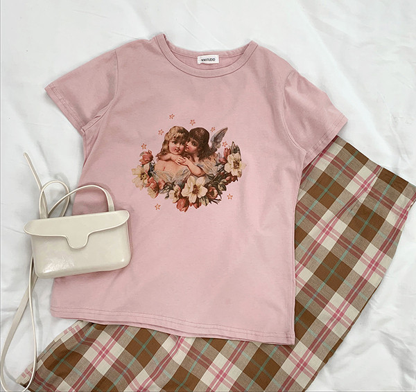 Alkalmi női póló, rátéttel, lila színben