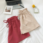 Pantaloni scurți casual de damă cu talie elastică în mai multe culori diferite