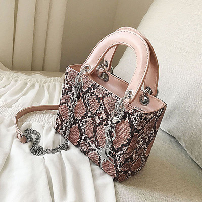 Geantă de damă NOUĂ cu model șarpe în mai multe culori diferite