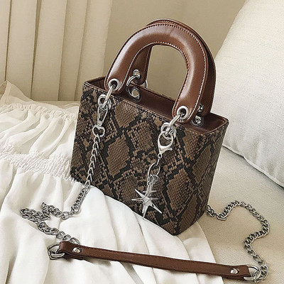 Geantă de damă NOUĂ cu model șarpe în mai multe culori diferite