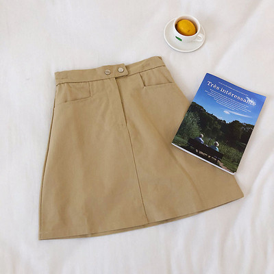 Fusta de vara dama cu talie inalta in mai multe culori