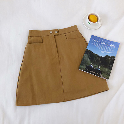 Fusta de vara dama cu talie inalta in mai multe culori